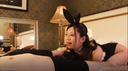 [Personal shooting] Queen de S who works at SM sex shops in Tokyo without bunny girl at a luxury hotel! !! I was squeezed abundantly without, footjobs, and ^^ [Fine Moza]