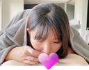 [Personal shooting] Very cute big breasts Korean girlfriend first in the morning! Peeling with octinie & penetration in the back of the throat
