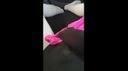 Cross-dresser Mika's clothed masturbation PART10_ video No2 (black leotard & pink leotard in the car)