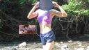 [Playing in the valley with muscle mature women! ] : "Outdoor exposure" naked copulation ~ biceps ejaculation] ★ Jack original ★