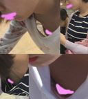 ※No face moza!! 3 girls ♪ slouch chikubi! !! [Breast chiller] vol.08★ Kawaii child ♪ who leans forward and chooses ★ cosmetics at the shopping park with ★ Roto