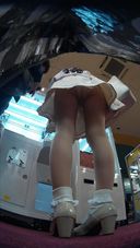 Miniskirt JD-chan's upside-down raw panchira
