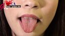Tongue fetish ◎ Amateur half beautiful woman Aine's curling tongue appreciation and self-finger palpation