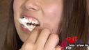 口腔フェチ◎素人OL菜乃の自然な歯並び開口器装着で接写＆歯みがき