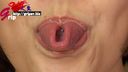 60mm 긴 혀 마이 미오리의 기민한 긴 혀 벨로 환상 클로즈업 감상