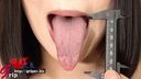 66mm 긴 혀 큰 / 쿠가 카논의 긴 혀 클로즈업 감상 셀프 핥기