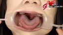 66ミリ長舌巨乳・久我かのんの綺麗な歯がそそる口腔内を開口器で鑑賞