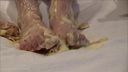 Crash cream puffs with your feet [Fetish: Crash Feet Legs Soles] [Full HD]