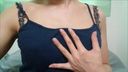 [Goddess selfie camera de posted video] Breast chiller & armpit fetish (camisole)