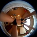 【이런 영상 본 적 없다】360도 카메라로 올려다보는 비키니 미녀 @ 아마추어 오리지널 개인 촬영회