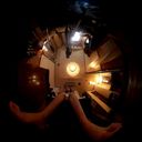 [I've never seen such a video] Panchira looking up with a 360 degree camera @ amateur original personal photo session