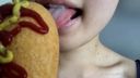 【셀카 카메라 de 투고 동영상】청초한 젊은 여성의 ★ 씹는 페티쉬 ★ "입술, 입, 혀, 치아"