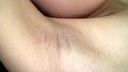 "Side fetish" mania video ◎ Cute girl's armpit hair half-grown sensitive armpits ◎ Main story face