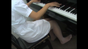 Music college student's piano white coat angel stockings edition