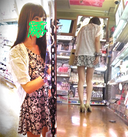 [Mizutama T-back was radical ~~~] Over there of the sister with super beautiful legs frifliskirt ...
