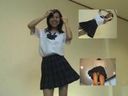 [Amateur Uniform Cosplay Dance] Chinatsu 19 years old Brown slender beauty with a cute cheerful smile! [ODD003-4]
