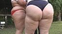 Train in fleshy bloomers! Cellulite plump extra-thick body!