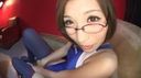 Beautiful legs× competitive swimsuit× pantyhose× glasses! Moe Natsuki Minami Tan's (3) Glasses beauty Minami Tan while being stared at by a footjob!