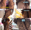 [I jumped out of the gap ~~] Curly hair sexy fishnet tights light blue lace 〇 shoot! !!