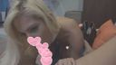[Resale] Blonde 20-year-old candy ○○○ screams ♪ with artistic raw saddle sex [Personal shooting]