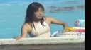 【Gonzo】JD Ichien's outdoor shame play! Lazy river in a skimpy swimsuit!