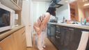 [None] 【Amateur】 【Hidden Camera】Woman's daughter enjoying the kitchen. 【Fixed-point observation】 【Selfie】