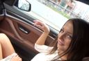 [Uncensored] Foreign beauty has nasty sex in the car outdoors