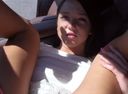 [Uncensored] Foreign beauty has nasty sex in the car outdoors