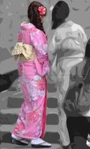 vol269 - Glossy yukata & kimono beauty who wears tight