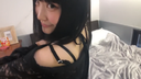 【High image quality】Rich sex ♪ with a black hair girl with huge breasts