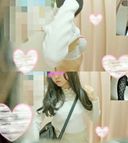 When the petite half-face changes clothes easily、、、 My shop's fitting room 224