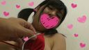 Chubby twin-tailed electric vibrator lover, bite Sujiman is erotic.