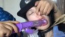 [Long Police SM] A super serious-looking Asian female policeman is caught by a de S man, restrained with a rope, gagged, and stimulated the pubic area with a vibrator.