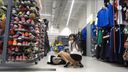 Asian beauty masturbating in a home improvement store