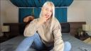 Fluffy Marshmallow J Cup Colossal Blonde Gaijin Sister's Bewitching Live Chat Masturbation (26)