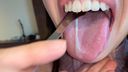 【※Caution】Active soap lady's tongue had a lot of tongue moss with maximum viscosity w Saori [Y-053]
