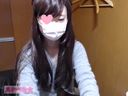A loli-faced beauty opens the door of a private room and masturbates so that customers at Necafe can see her shaved.