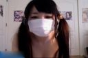 A beautiful girl with a beautiful loli face with black hair delivers erotic masturbation! !!