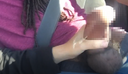 [Uncensored] While driving, she gave a and came out thick ~! 【Personal Photography】