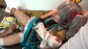 【High Quality】Silver-haired Cosplayer Ahegao Max