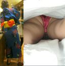 Upside-down panchira (yukata girl, female college student, office lady, married woman) 81 photos with ZIP image