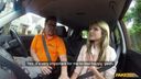 Fake Driving School - Hot lonely Russian fucked to orgasm