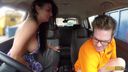 Fake Driving School - Posh cheating wife has loud orgasms