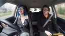 Fake Driving School - Anal Sex for Blue Haired Learner