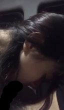 【Raw, no shot】Couple enjoying in the car at night