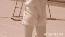 【FullHD1009】테니스 소녀의 바지에는 물방울 무늬가 많이 있습니다.