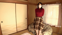 A girl with snappy wearing red knitwear has her first naughty experience