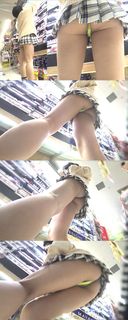 ※ Continued ※ Numerous butt shots of 143cm over-slender girl 〇K-chan in eguero pants that are sticking out