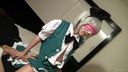 【個人撮影★ド変態コスプレVo.2】Twitterで出会ったコスプレが趣味で貧乳でロリ体系のド変態娘との目隠し濃厚セックス