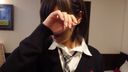 【Individual uniform shooting】 [With benefits] "I'm embarrassed." I called the student I was aiming for on Twitter and tried ♪ to him